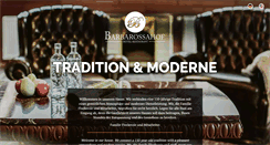 Desktop Screenshot of barbarossahof.com
